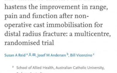 Undersøgelse: Mobilisering af brækket håndled mindsker smerter